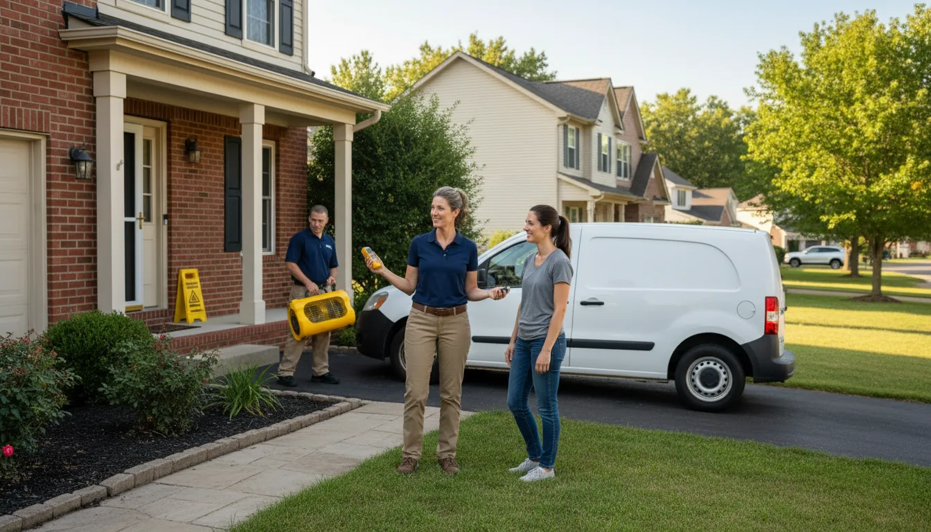 Residential water damage restoration in Osceola, WI